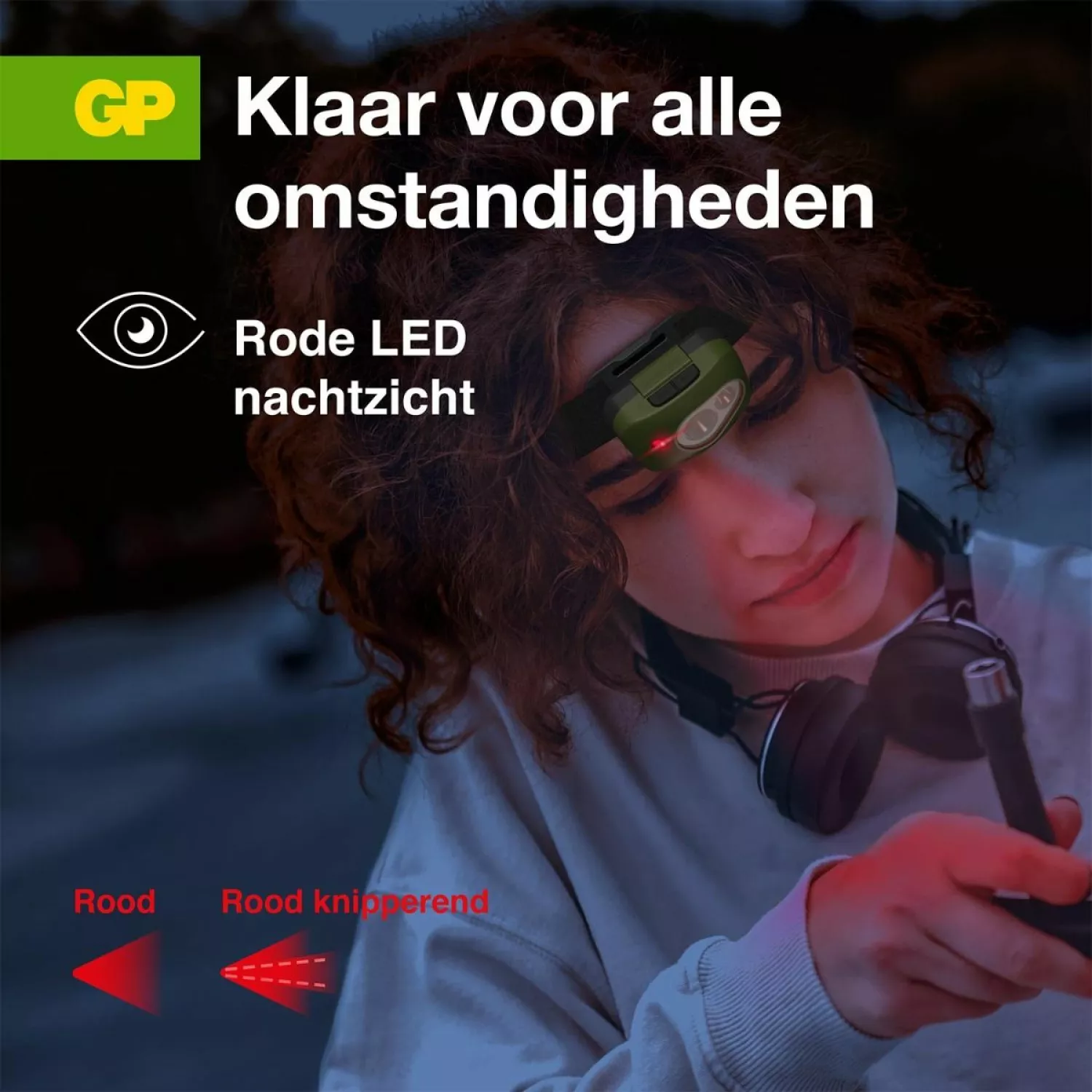 GP CH43 Hoofdlamp - 150lumen - 3X AAA - 260GPACTCH43000