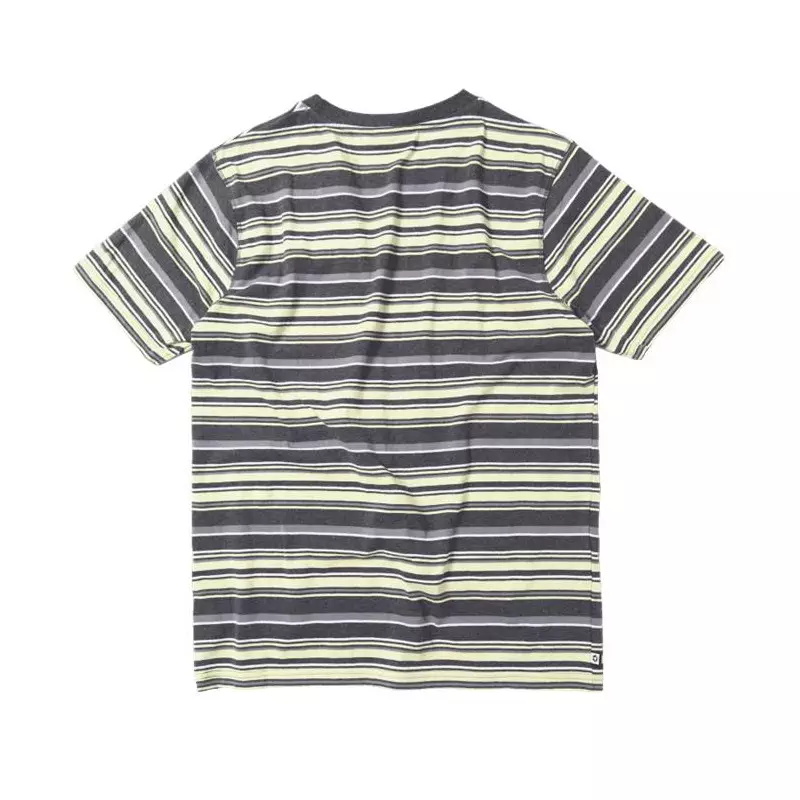 Tee shirt MYSTIC The Stripe Tee Pastel Yellow