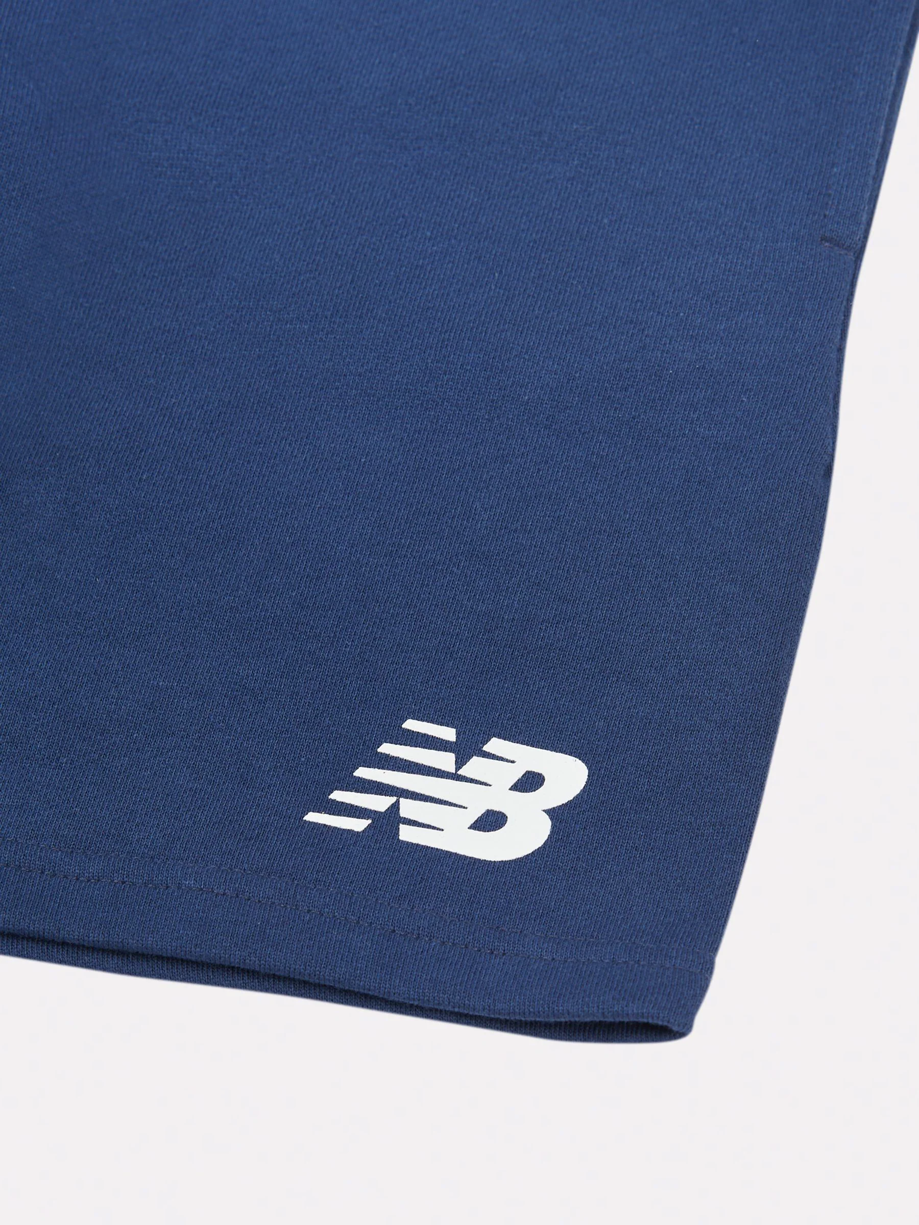 Wit - New Balance Stacked Logo T-Shirt and Shorts Set