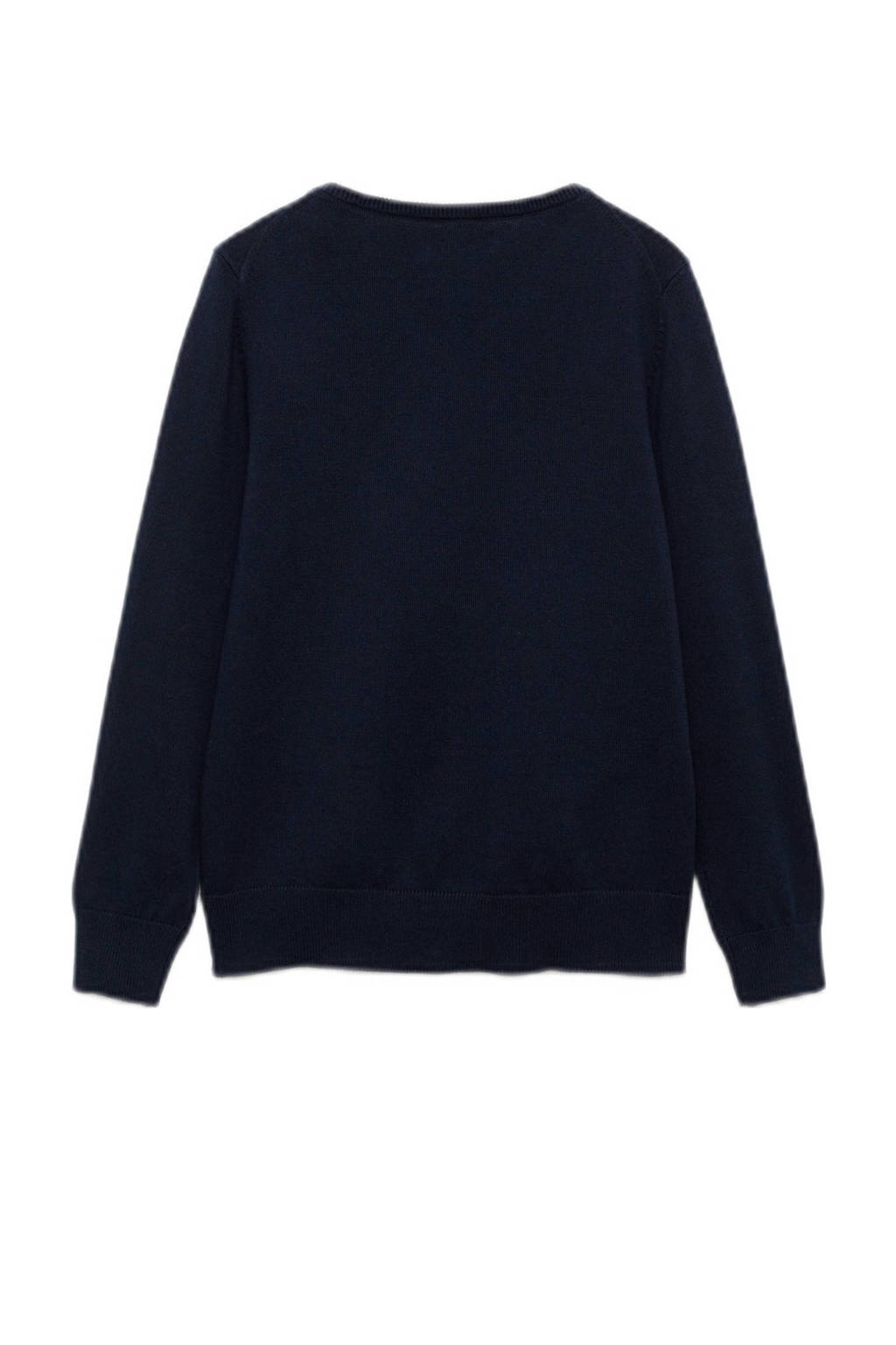 Mango Kids pullover donkerblauw