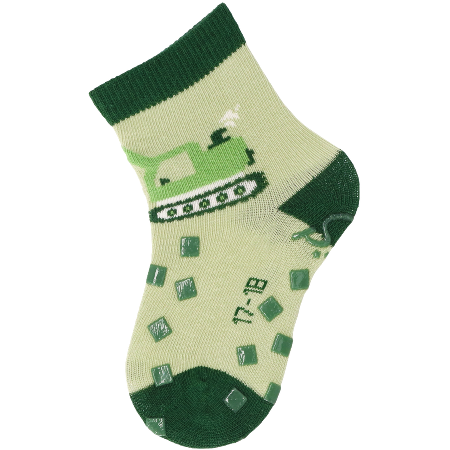 Sterntaler ABS-Krabbelsocken DP Bagger blassgrün