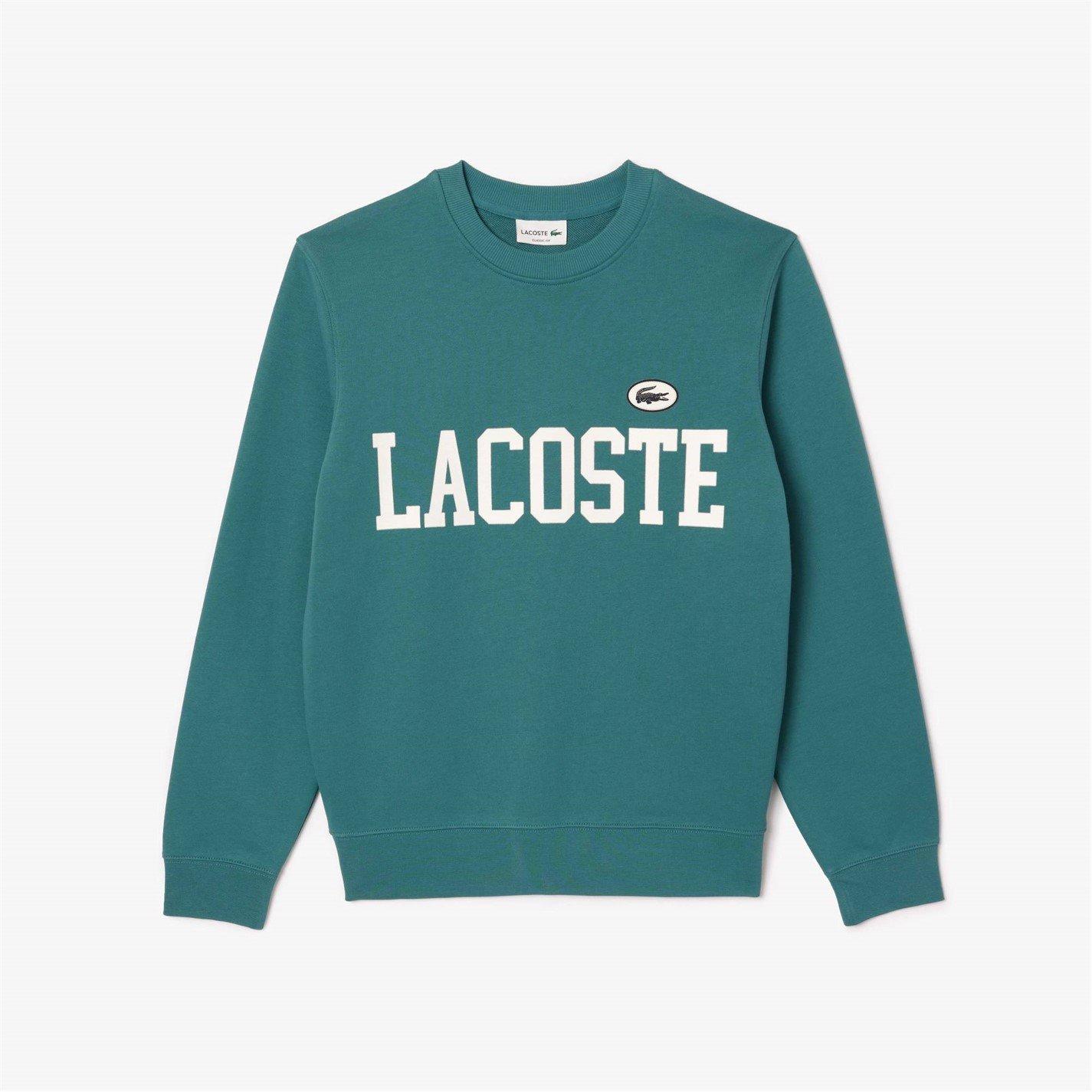 Lacoste Flocked Fleece Sweatshirt