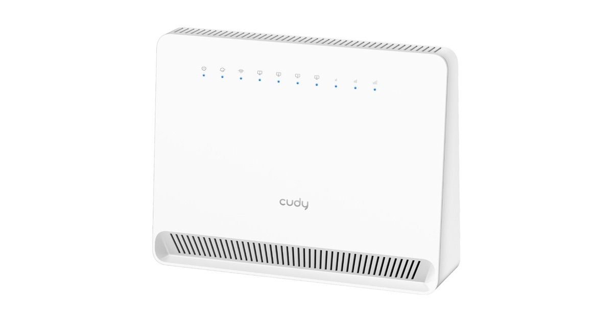 CudyN300 Wi-Fi 4G LTE Cat4 Router  (Wit, Cudy App, nano SIM-slot)