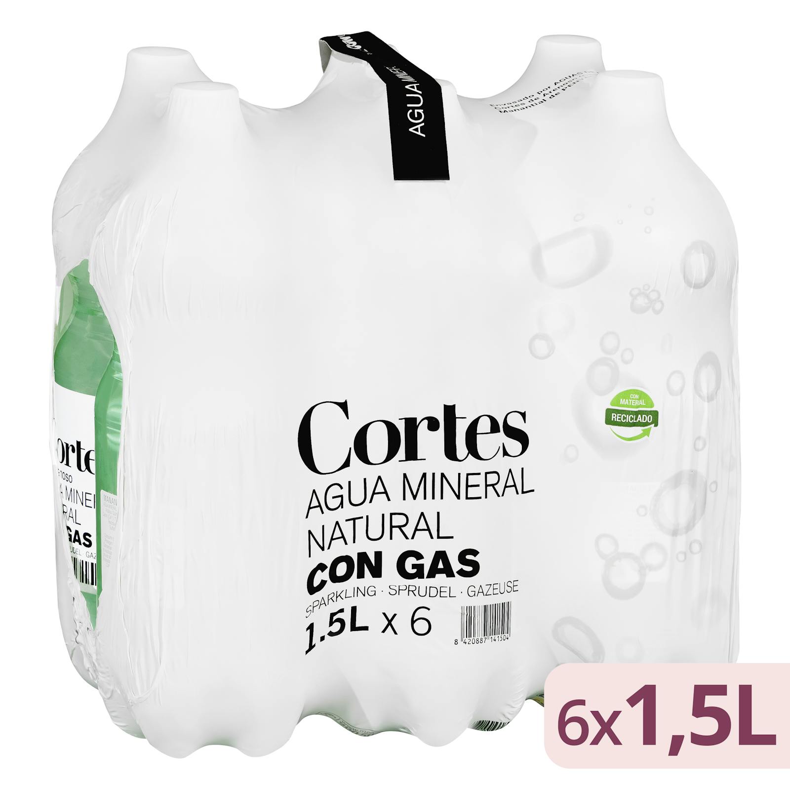 Grande eau minérale gazeuse Cortes