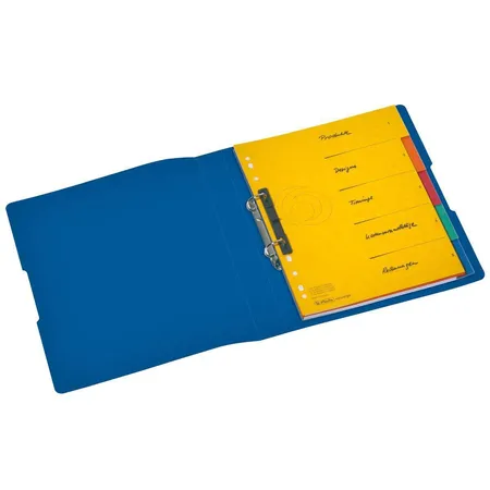 Herlitz Ringbuch PP A4 2 Ringe 25mm opak blau