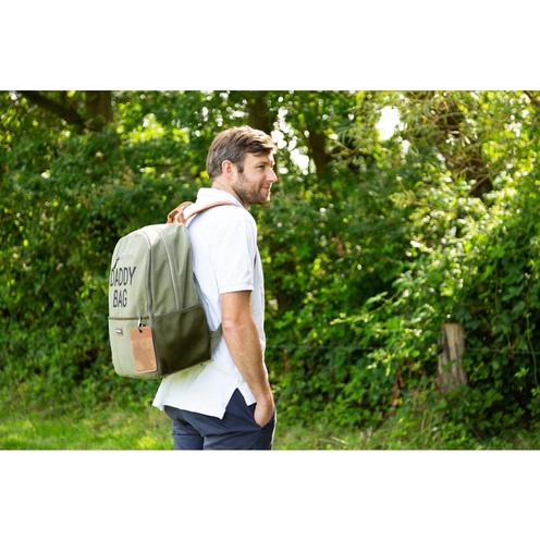 Daddy Bagpack Sac à langer Canvas Kaki - CHILDHOME