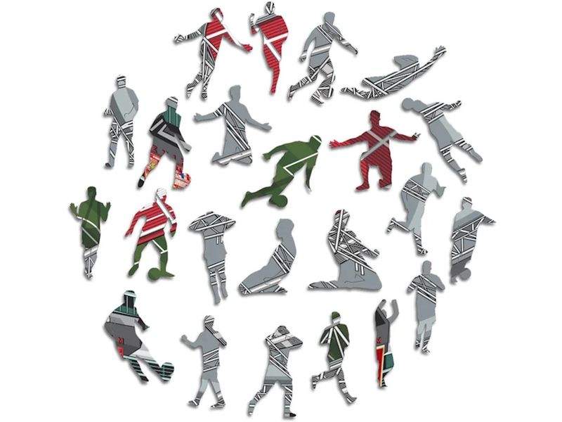Iconic Puzzle Arsenal FC – Emirates Stadium Offiziell lizenziertes Holzpuzzle, Grösse M