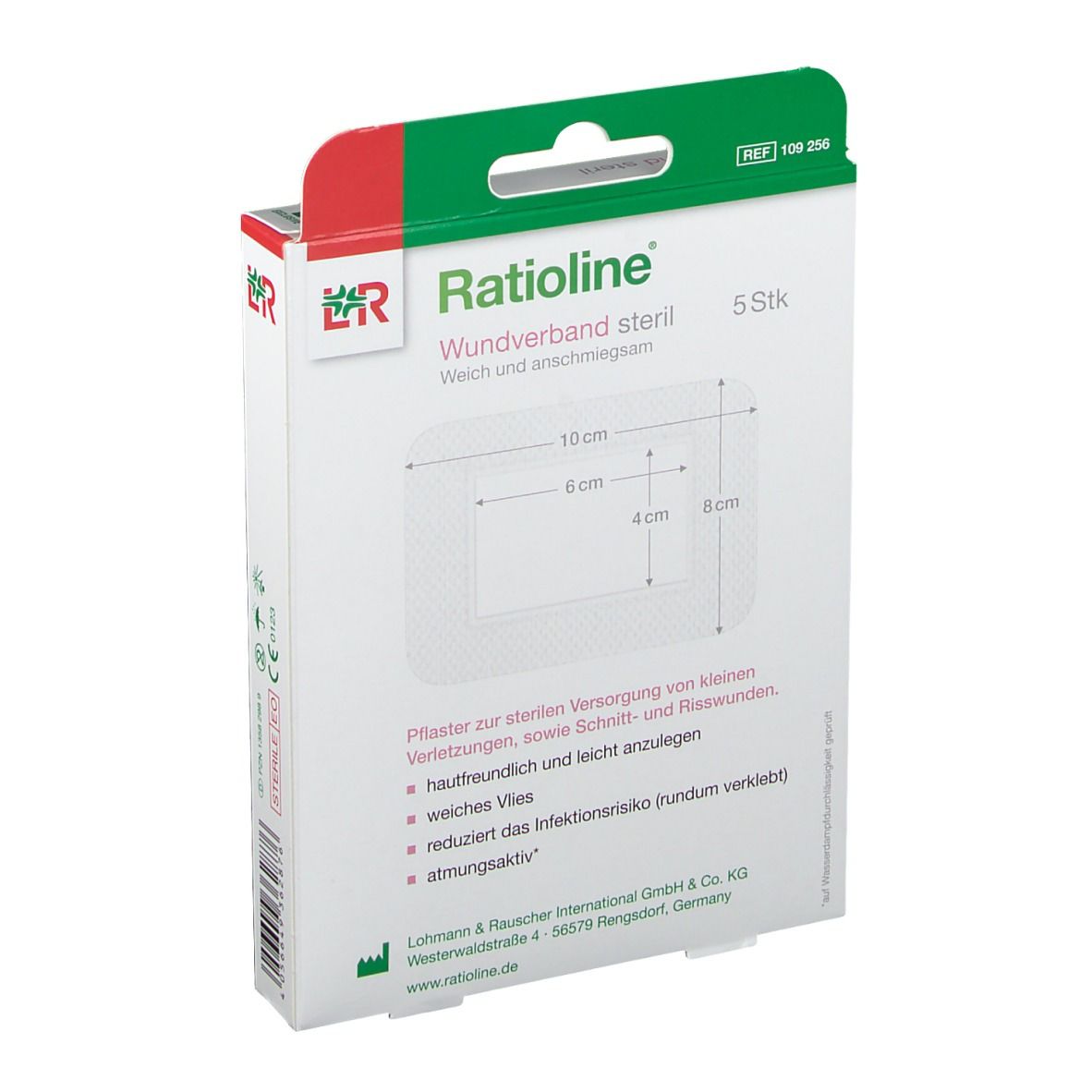Ratioline® Wundverband 10 cm  x 8 cm steril