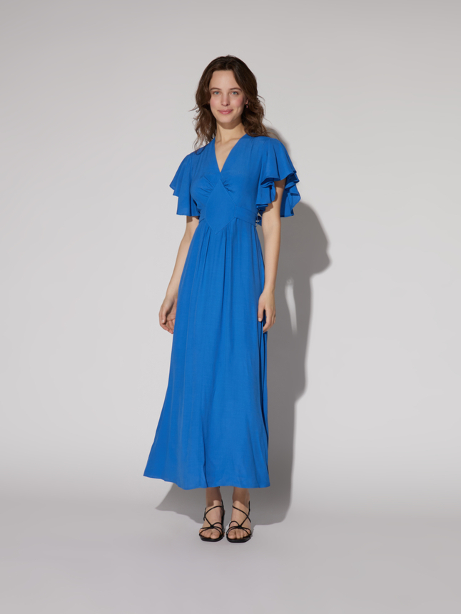 Robe longue unie