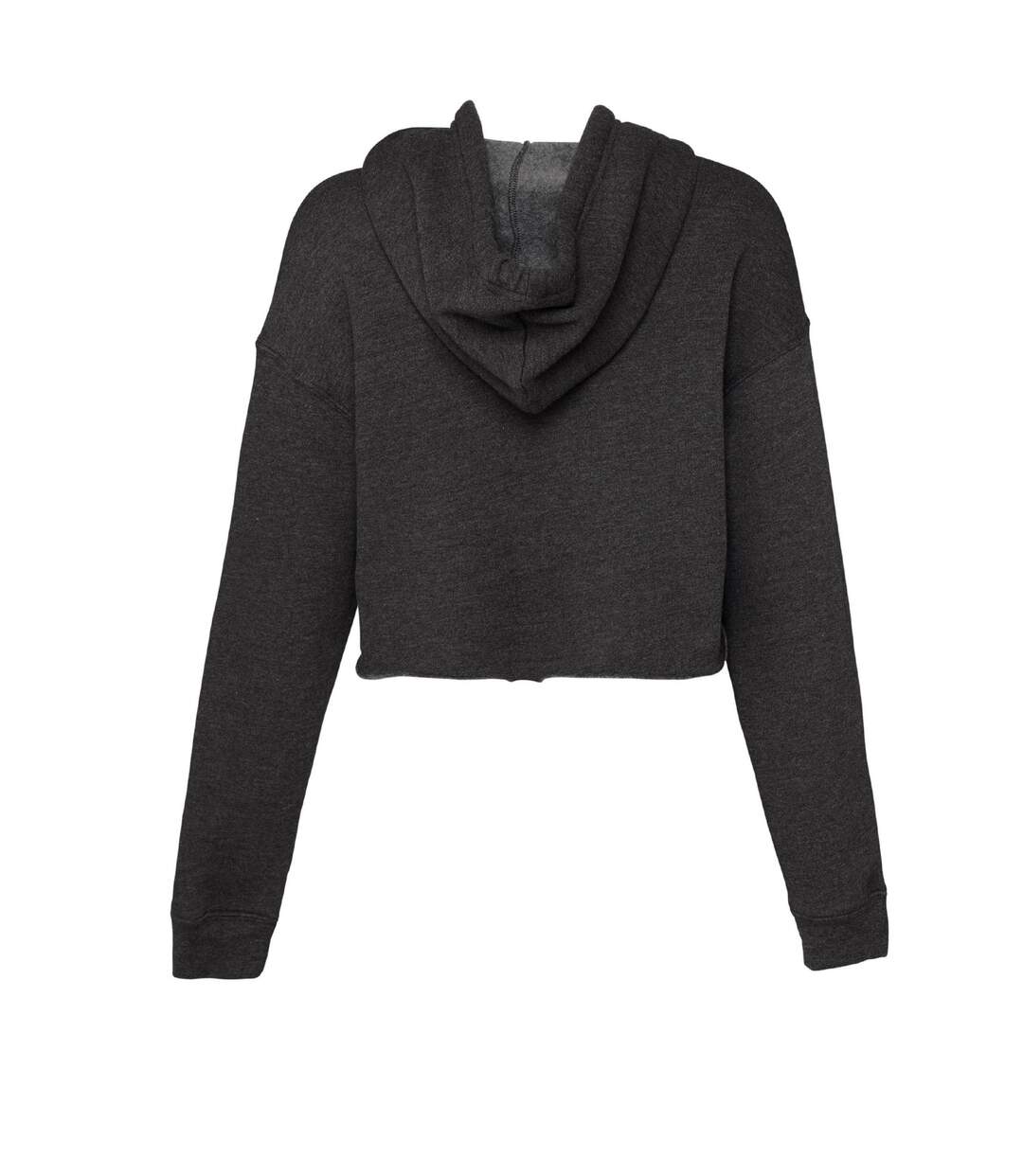 Bella + Canvas - Sweat court à capuche - Femme (Noir) - UTBC5549