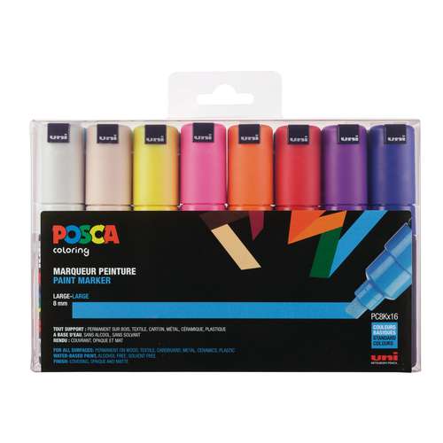 UNI POSCA Marker-Set PC-8K