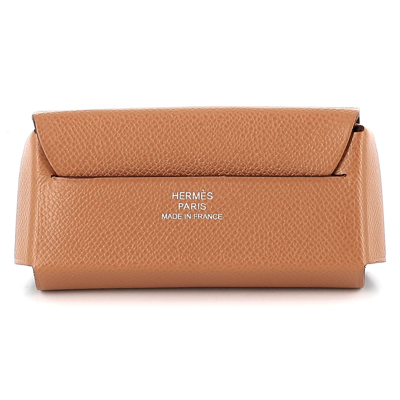 Hermès Etui à rouge à lèvres en Cuir marron - Parfait état
