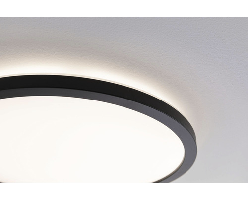 LED Paneel 3-staps dimbaar 22W 2300 lm 3000 K Ø 42 cm zwart/wit + geheugenfunctie + achtergrondverlichting