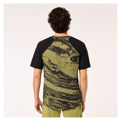 Maillot Manches Courtes Oakley Seeker Airline Vert