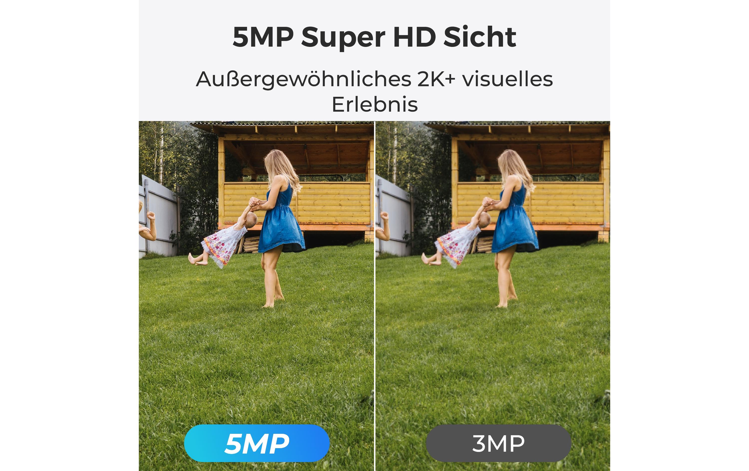 Netzwerkkamera Argus B330 SchwarzKomplett kabellose, akkubetriebene & wetterfeste smarte Überwachungskamera mit Personen- & Fahrzeugerkennung, bewegungsaktiviertem Licht