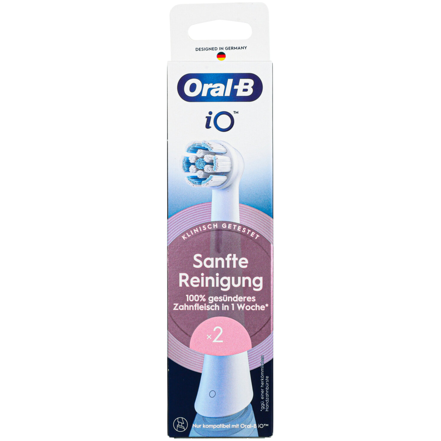 Oral-B Aufsteckbürsten iO Sanfte Reinigung 2 Stück