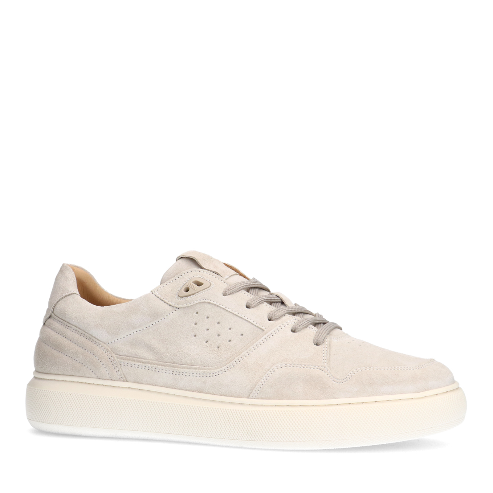Beige suède sneakers