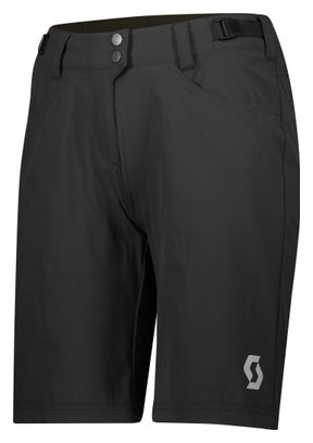 Short Avec Peau Scott Trail Flow Noir Femme