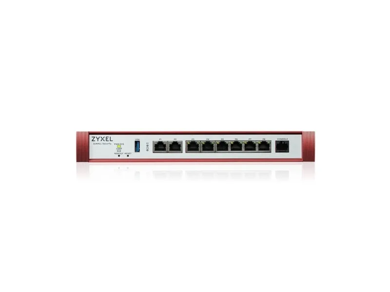 Zyxel ZyWALL USG FLEX 200HP - Firewall - 1GbE, 2.5GbE - cloud-administreret