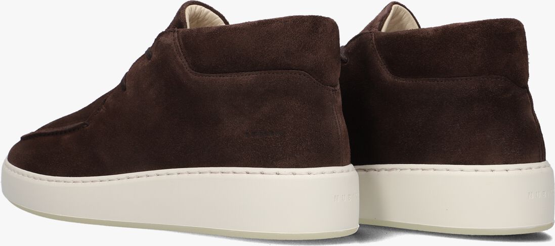 bruine nubikk lage sneakers jiro gio
