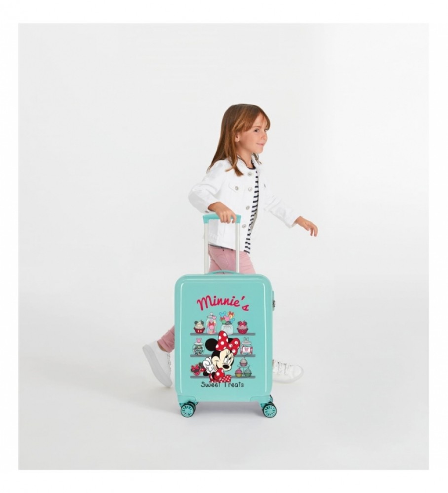 Joumma Bags Maleta de cabine rgida Minnies sweet treats Thats Easy turquesa -38x55x20cm-