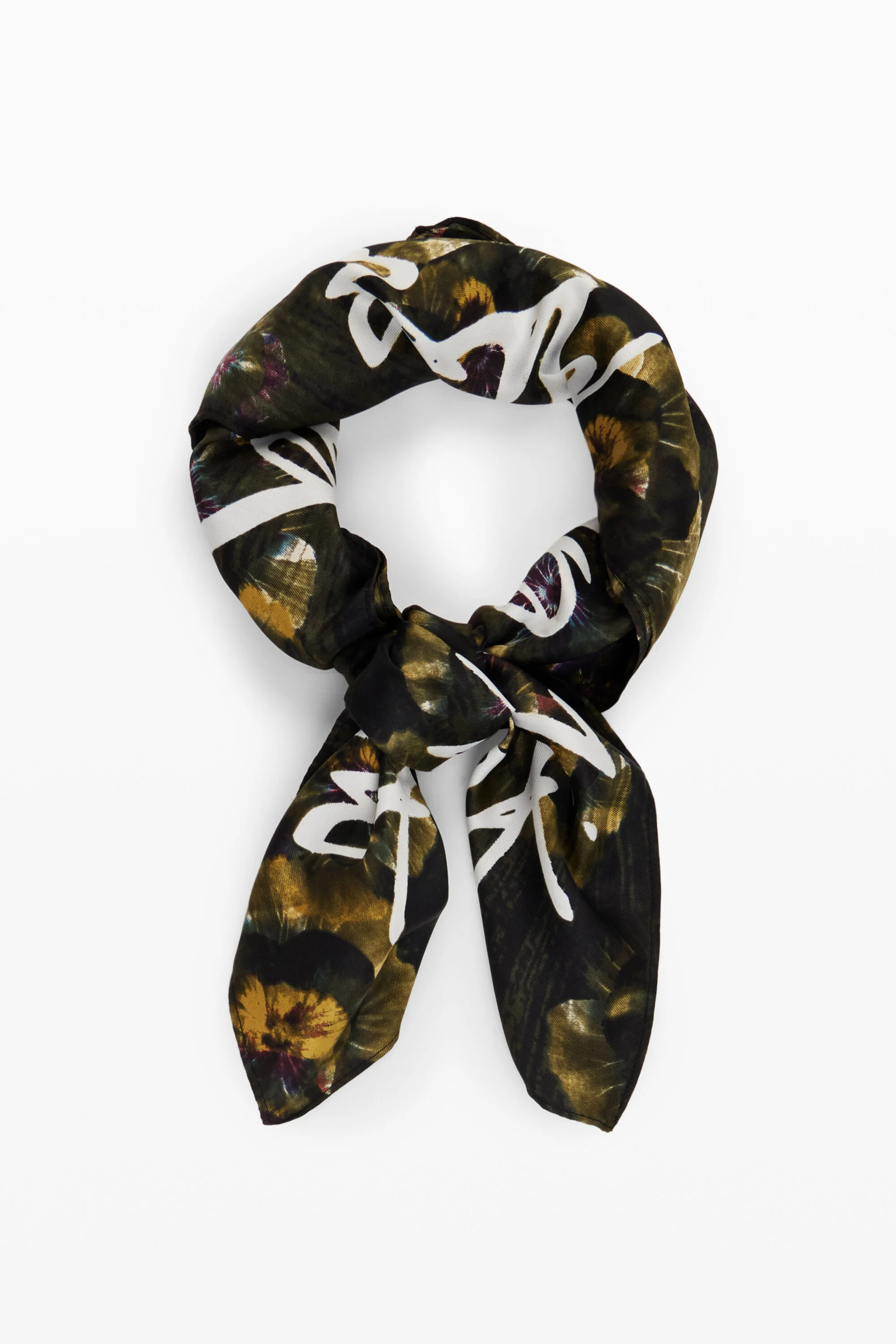 Lenço floral M. Christian Lacroix