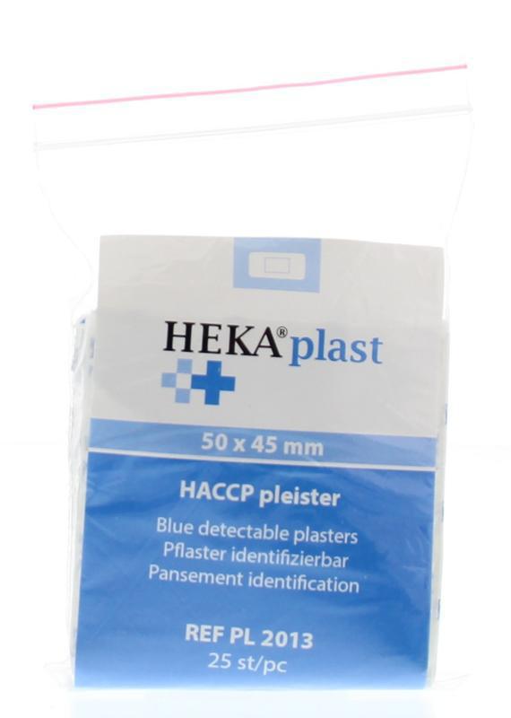 Heka Pleisters Blauw 50 x 45 MM 25 Stuks