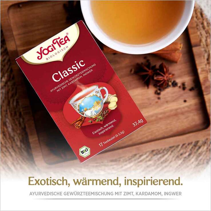 Yogi Tea Classic Bio, 17X2.2 g