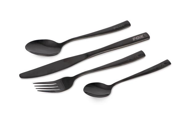 Set de couverts en acier inoxydable noir Fox Cookware (4pcs)