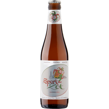 Sportzot - Belgisch Bier Alcoholvrij 0.3% - Fles - 330ML