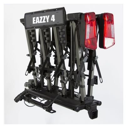 Porte-Vélos sur Boule D'Attelage Buzz Rack Eazzy 4 - 13 broches - 4 vélos Noir