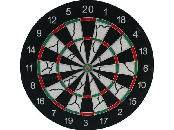 Enero DART UTENDØRS PAPP 45CM OG 6 ENERO DART
