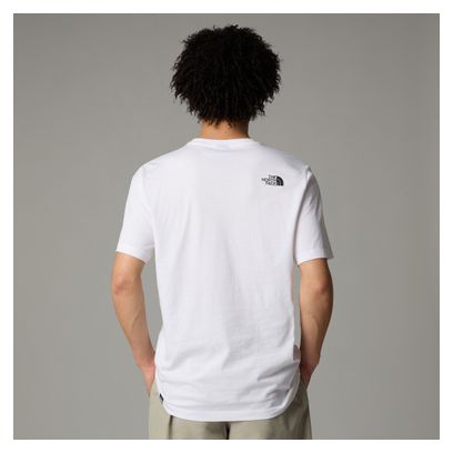 T-Shirt Manches Courtes The North Face Easy Blanc