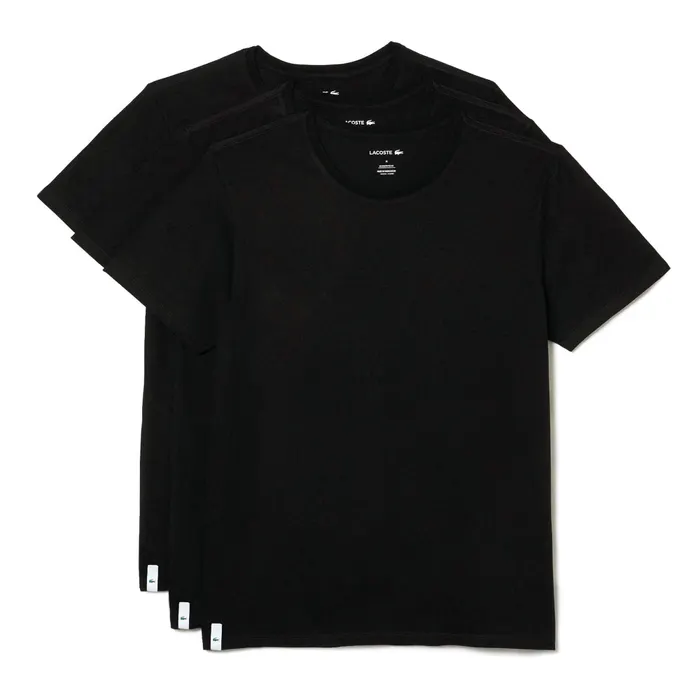 Lacoste Essentials Basic Crew Shirt Heren (3-pack)