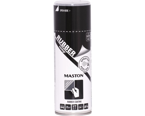 Maston RUBBER comp. zwarte spuitfolie 400 ml