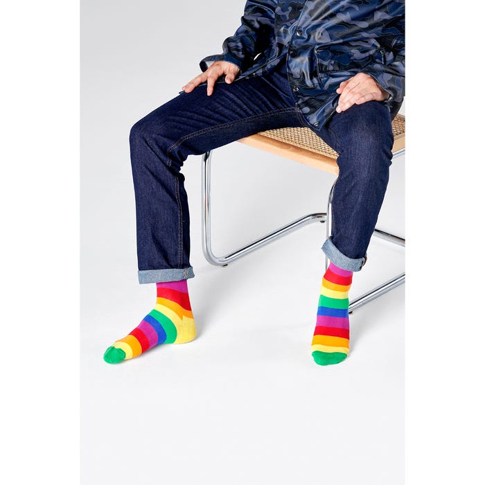 Happy Socks-Happy Socks met gekleurde strepen