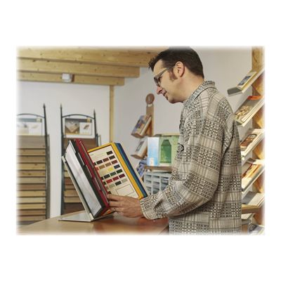 Durable Vario - Pupitre de table (lutrin) avec 30 pochettes A4 - couleurs assorties