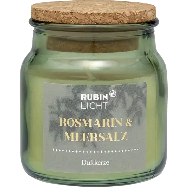 1-Docht Duftglas Rosmarin & Meersalz