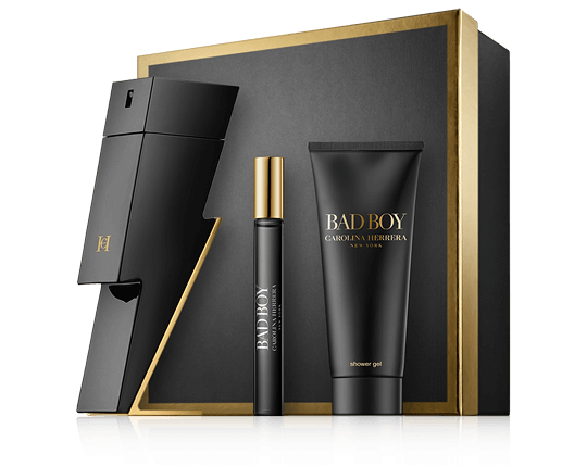 Carolina Herrera Bad Boy Set mit Shower Gel 100ml-100ml-10ml