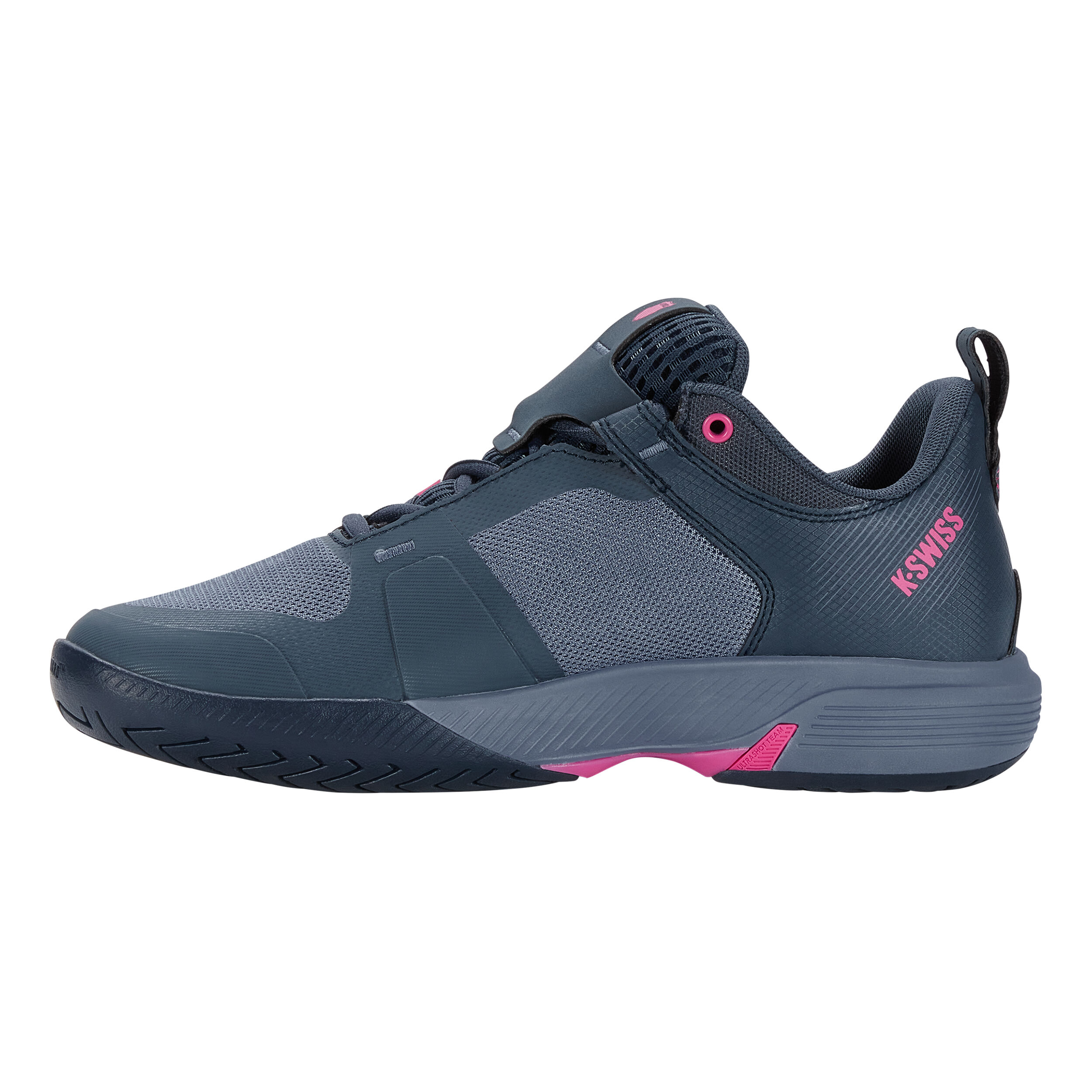 K-Swiss Ultrashot Team Chaussures Toutes Surfaces Femmes - Bleu Foncé , Pink