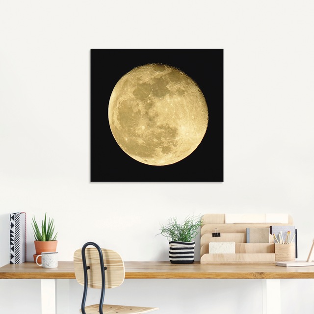 Artland Glasbild »Mond« Weltraum 1 Stk. tlg. in verschiedenen Grössen