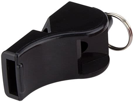 Referee's whistle pealess AVENTO 75FI Black