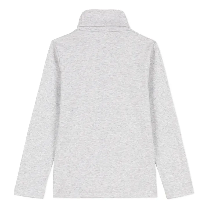 Petit Bateau Sous-Pull Coton Bio | Gris chiné