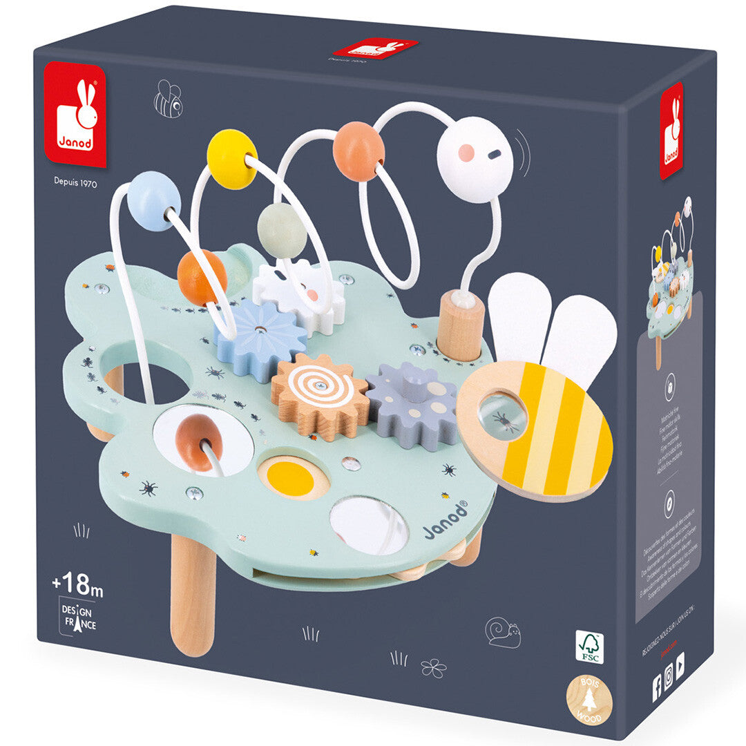 Janod activiteitenpaneel blad - sweet cocoon