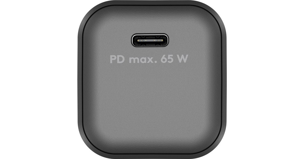 goobayUSB-C PD GaN snellader Nano (65 W)   (Zwart, 1x USB-C, Power Delivery 3.0)