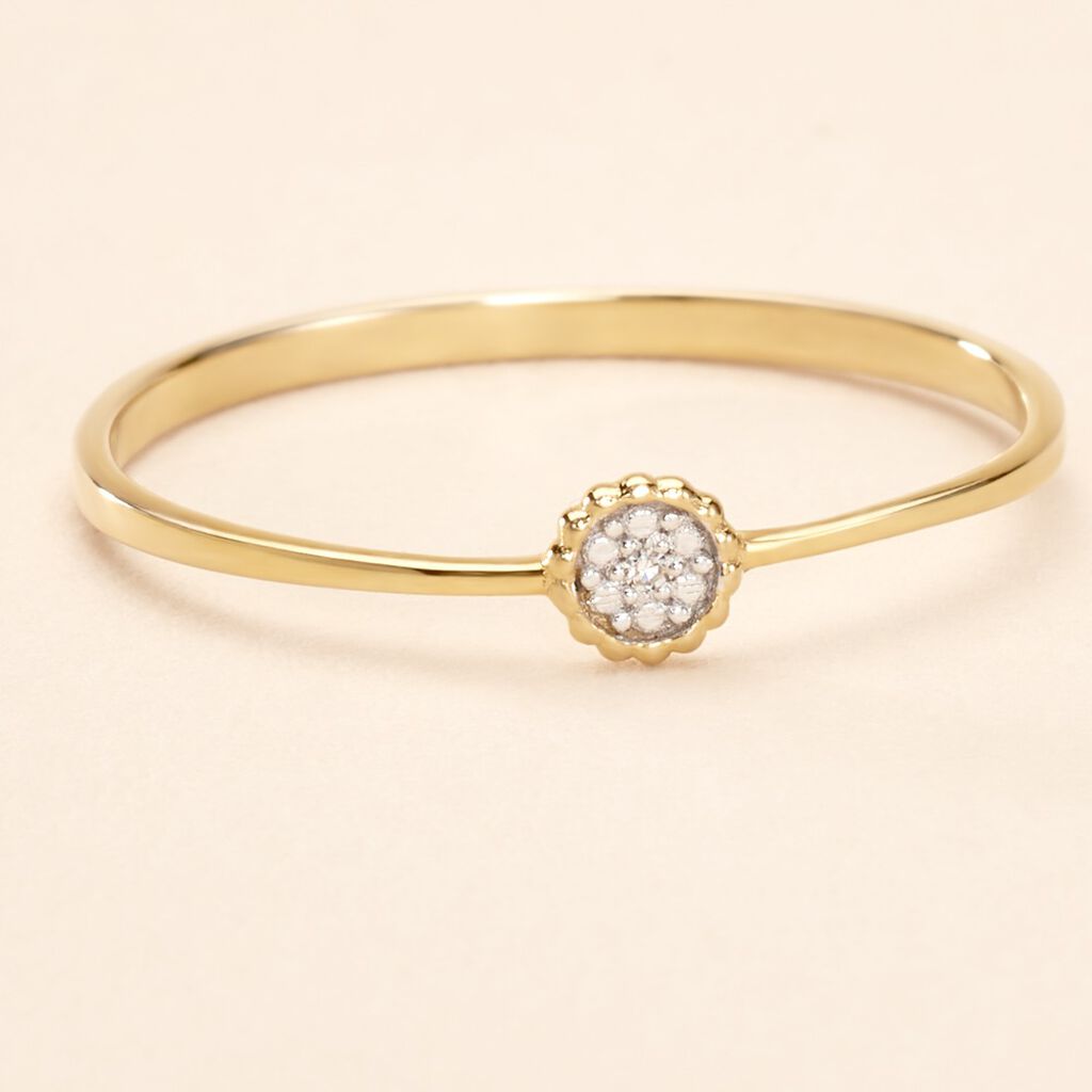 Bague Mon 1er Diamant Or Jaune Diamant