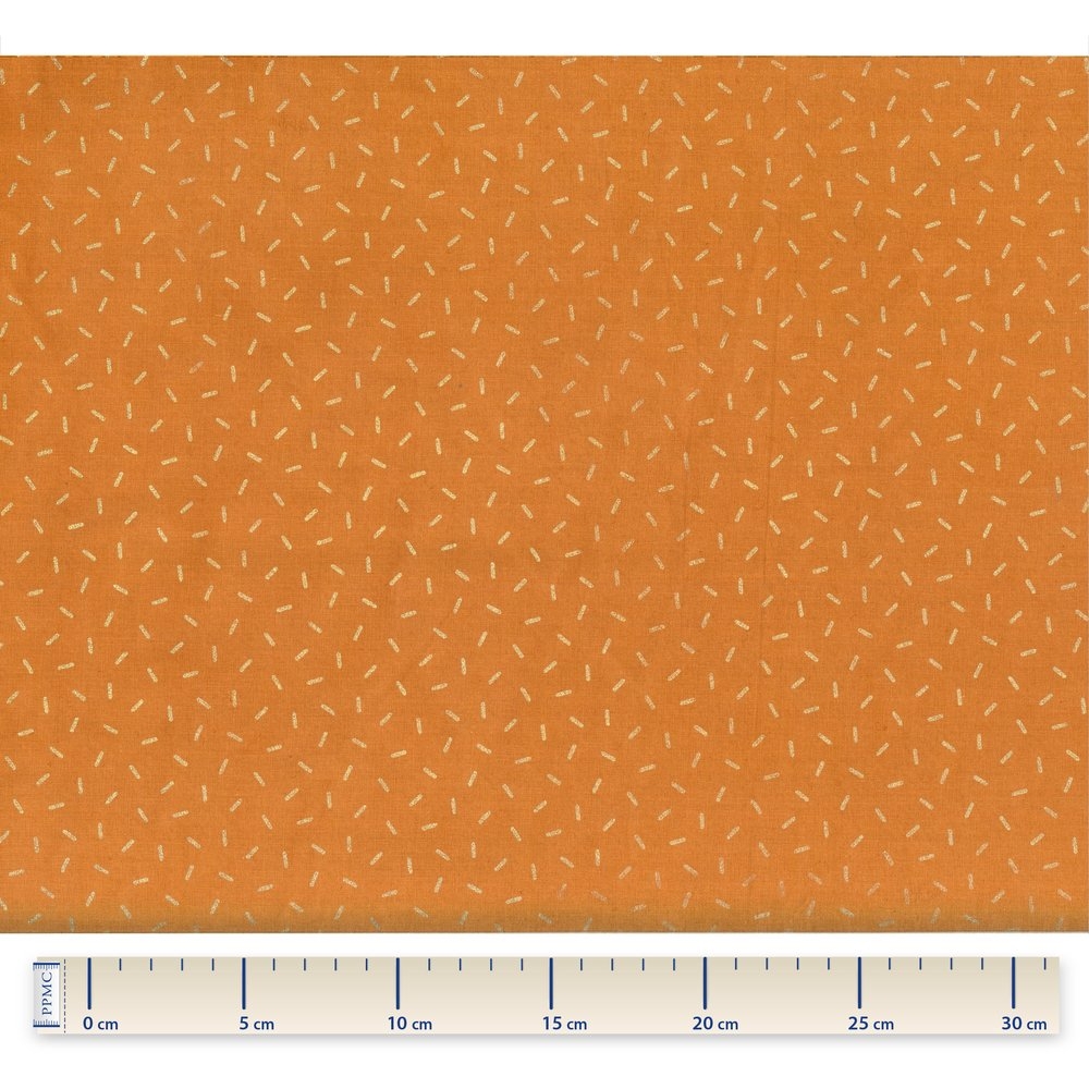 Tissu Voile Paille Dorée Caramel