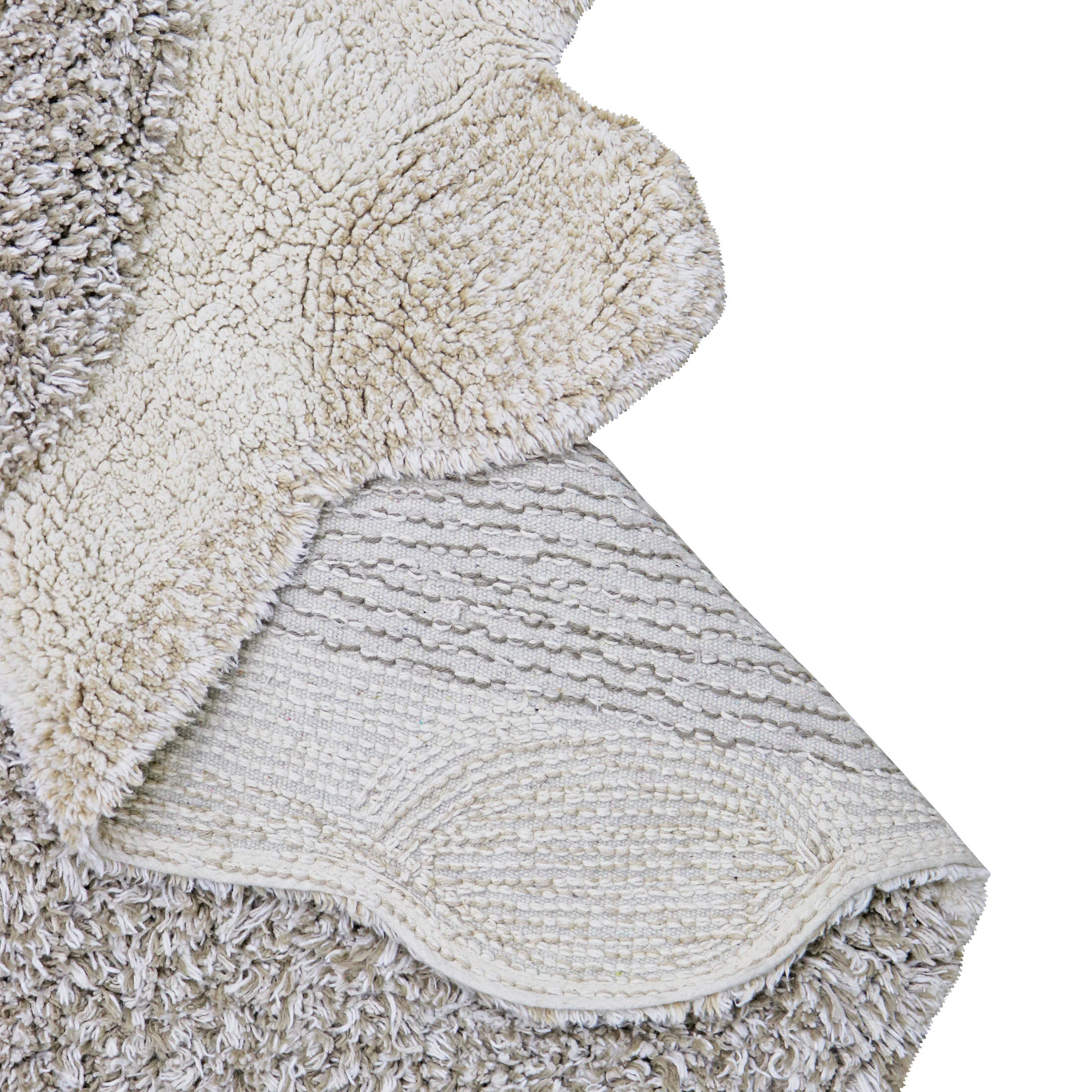 ANIMAL RUGS - Tapis ours lavable en coton | Marron