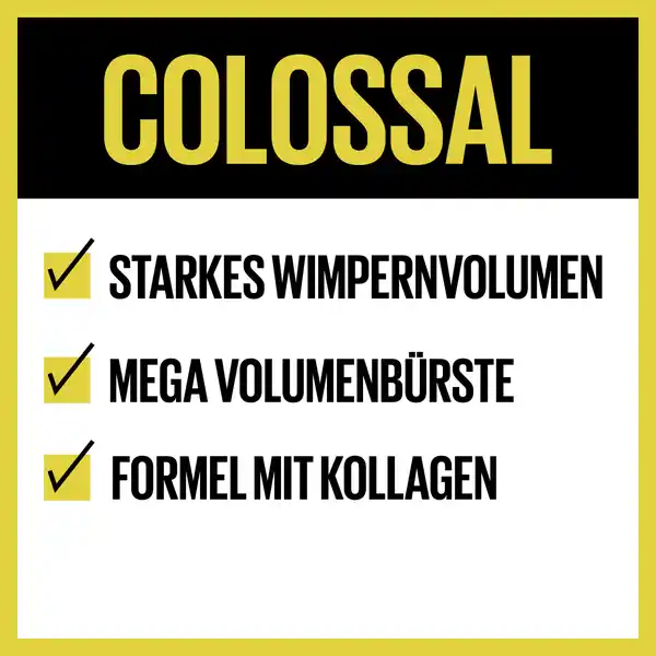 Mascara Volum' Express The Colossal 100% Black