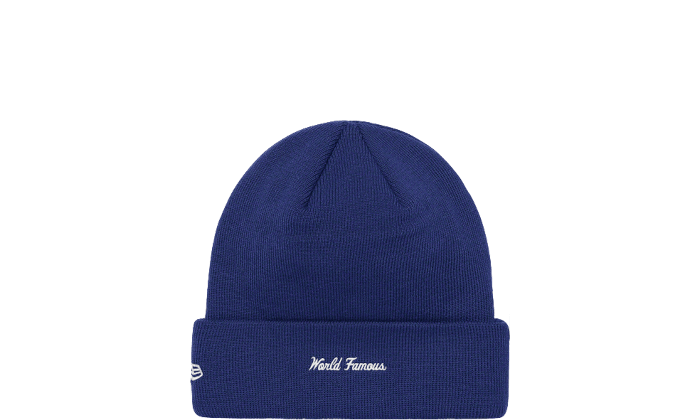 Supreme New Era Bow Logo Beanie Navy